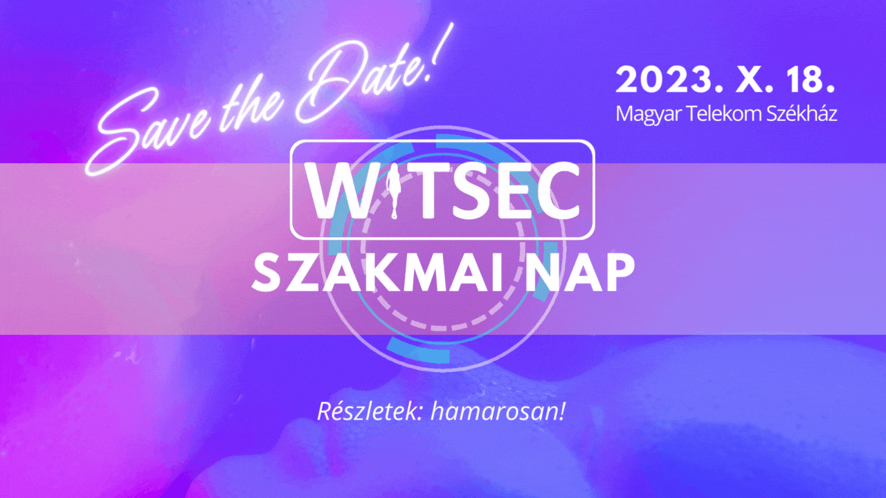 WITSEC 2023 szakmai nap save-the-date